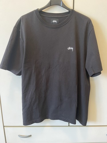 Stussy shirt schwarz logo - t-shirt,