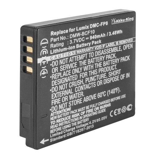 Akku für panasonic dmw bcf10e - akku,