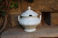 große Jugendstil Suppenterrine / shabby Brocante / Porzellan / um 1900