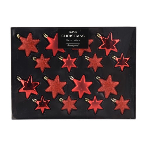 16tlg christbaumkugeln set - christbaumkugeln,
