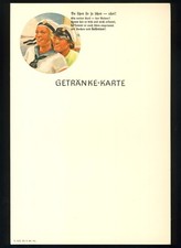 KATHREINER Malz-Kaffee GETRÄNKE-KARTE Matrosen-Motiv art deco 1934 → Speisekarte