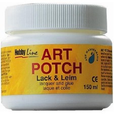 Serviettenkleber Lack & Leim matt 150ml inkl. 2 Servietten für Serviettentechnik