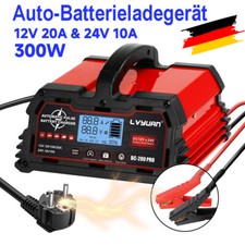 Autobatterie Ladegerät 12V/24V 20A vollautomatische KFZ Batterieladegerätcar Bat