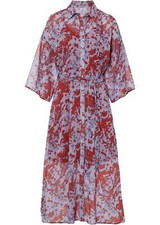 Blusenkleid mit Tie Dye Druck