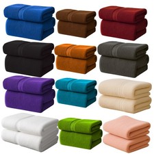 2er-Pack Badetücher Set – Premium Duschtücher 70 x 140 cm aus 100 % Baumwolle