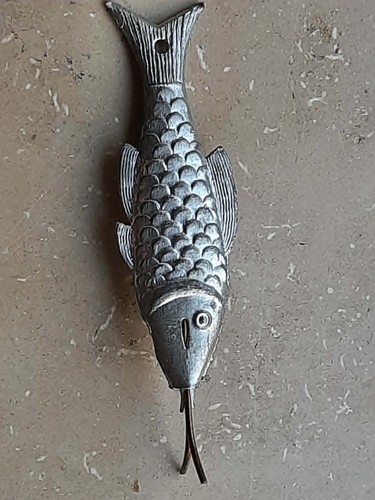 Antikes bleigewicht fisch - bleigewicht,