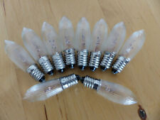 10x Glühlampen 34V 3W E10  NEU!!  Glühbirnen für Lichterbogen Schwibbogen o.ä.