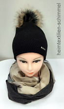 PaMaMi Mütze + Schal Bommel