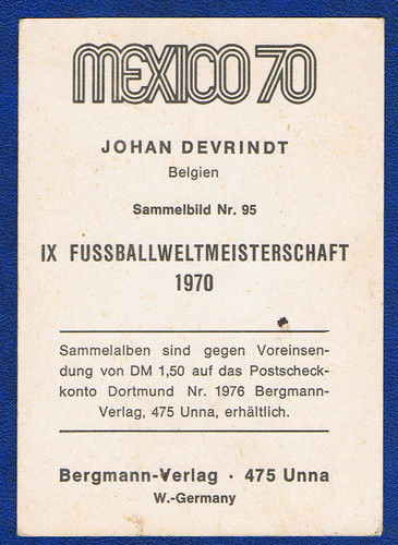 Fussball bergmann sammelbild - bergmann,