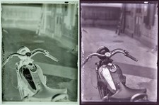 Seltenes Foto Glasnegativ -