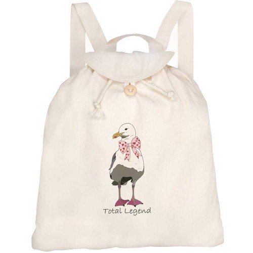 Total legend seagull canvas - "total,