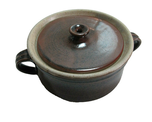 Ingwertopf keramik braun - ingwertopf,