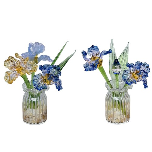Blumenstrauß aus glas mit - aus,