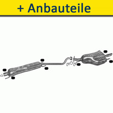 Auspuff Auspuffanlage für OPEL ASTRA G FLIEßHECK 1.8 2.0 1998-2004