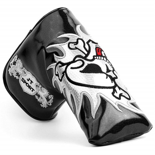 Skull golf headcover putter - golf,