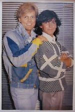 Modern Talking Bravo Poster German 80s Magazine Portrait Poster Standing Close
