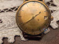 Glashütte GUB Uhr Herren Automat 23 Rubis vergoldet Vintage