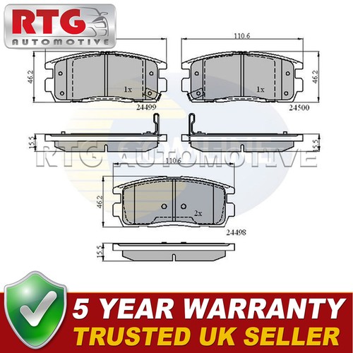 Rear brake pads - brake,