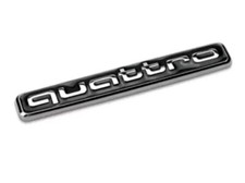 Audi Quattro Emblem Schwarz