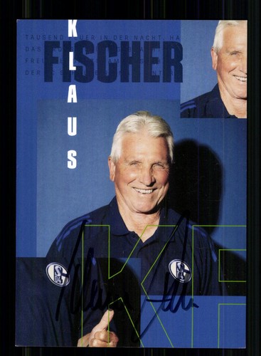 Klaus fischer autogrammkarte - klaus,