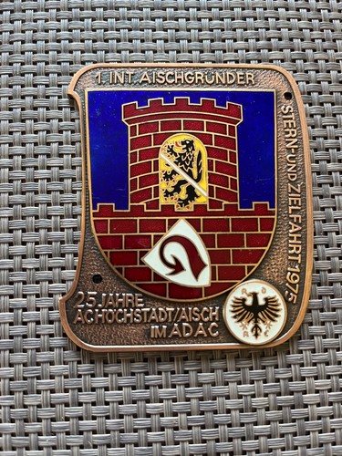 Blechschild 1975 höchstadt - 1975, ac