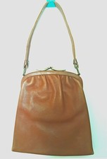 Goldpfeil Tasche Leder 60er