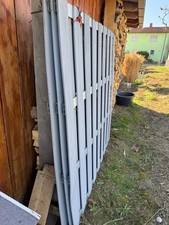 WPC Sichtschutz Zaun Gartenzaun Sichtschutzzaun Komplettset XL mit Alu-Pfosten