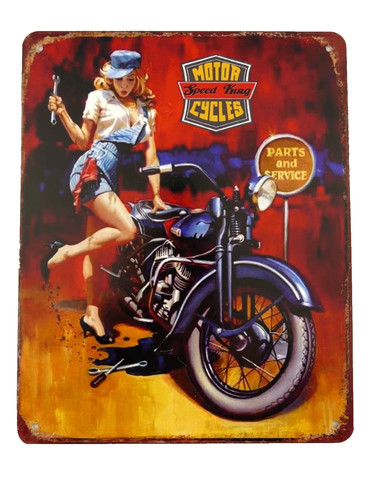 Blechschild speed king sexy - blechschild,
