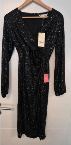 Yumi paillettenkleid schwarz - yumi,