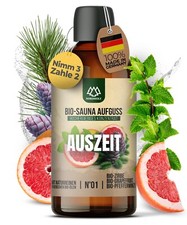 NORDHOLZ® BIO Saunaaufguss [24 Sorten] Bio Sauna Aufgussmittel Sauna Aufguss