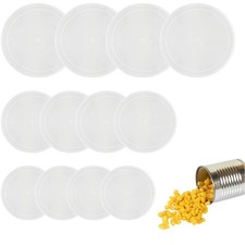 Dosendeckel Katzenfutter 15er Set transparent aus Kunststoff verschiedene Größen