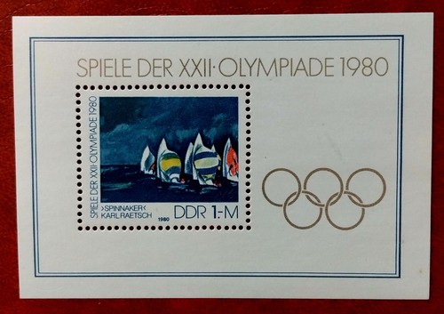Briefmarken ddr olympia 1980 - ddr,