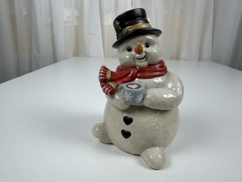 Goebel figur schneemann dose - schneemann,
