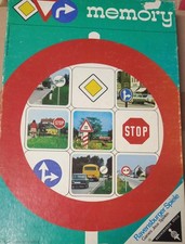 Verkehrszeichen Memory Ravensburger 1971 Gesellschaftsspiel Familienspiel 