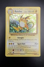 Pokémon Karte Raichu Holo