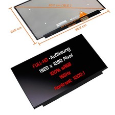 15,6" LED Display matt passend