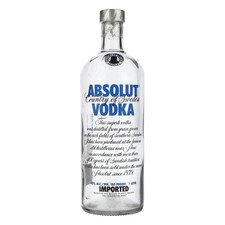 Absolut Vodka LEER Dekoflasche Showbottle Showflasche 1l Display Dummy Bottle