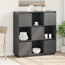 Highboard Massivholz Kiefer Sideboard Schrank Kommode mehrere Auswahl vidaXL