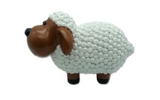 Schaf Figur Weiss 23 x 14 x 11 cm bunte Tierfiguren Haus Garten Schafe Dekofigur