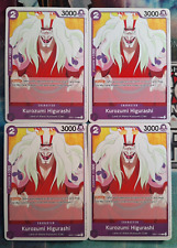 4x Kurozumi Higurashi OP01-110 Common Englisch PLAYSET NM One Piece