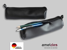ameldes Schlamperrolle Federtasche Schlampermäppchen Stifte Etui Box Kunstleder