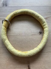 Hundehalsband, Filz, gelb, ca