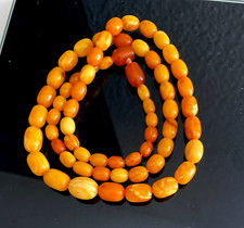 Bernstein Oliven Kette,Amber