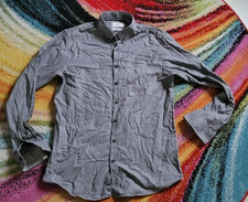 Hemd von Brax Cosy light Flannel grau Gr. M Modern Fit sehr guter Zustand