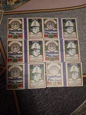 6x Serienschein - 50 Pfennig / 1 Mark - Plön - Notgeld/Gutschein - 1921