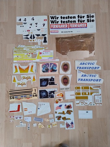 Konvolut von lkw decals - decals, 1:24