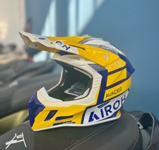 AV22A08 Motorradhelm Enduro Cross Airoh Aviator Ace 2 Sake Yellow Gloss Größe M