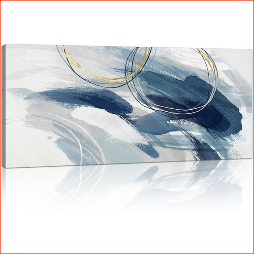 Leinwandbild abstrakt see - leinwandbild,