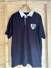 Irland Retro Heim Rugby Shirt Navy Original Langarm XL Extra Large