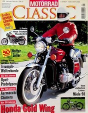 1) Motorrad Classic 01/1996 - Honda Goldwing in einer - Miele 98 in einer selte
